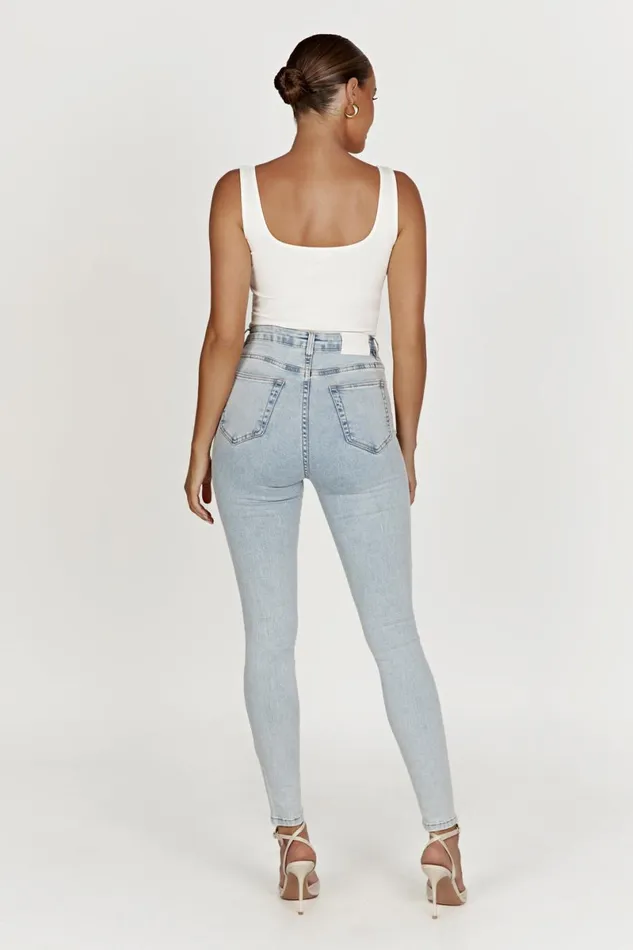 Meshki Denim Scout Denim Skinny Jean 8211 Light Blue Light Blue 8211 Women