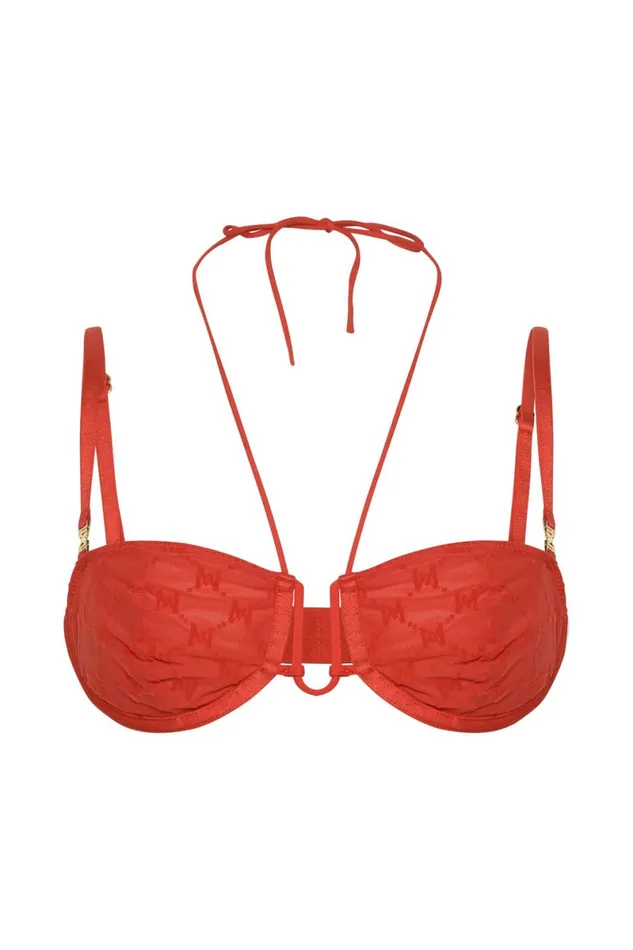 Meshki Intimates Polly Monogram Underwire Bra 8211 Red Red 8211 Women Meshki Intimates Polly Monogram Underwire Bra 8211 Red Red 8211 Women