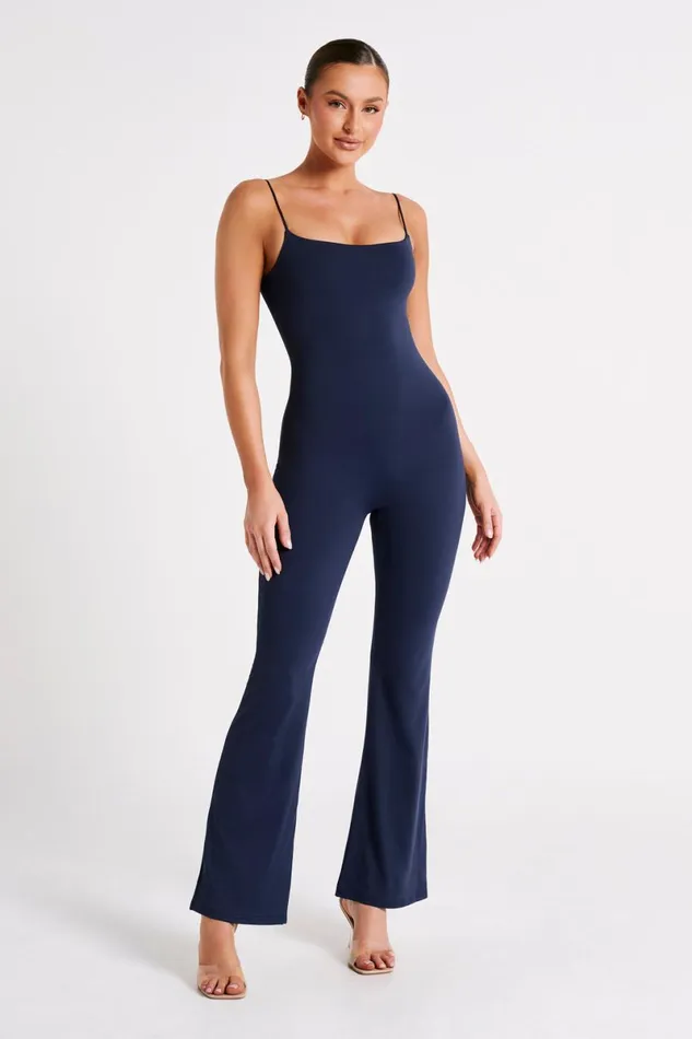 Meshki Jumpsuits and Rompers Adelaide Recycled Nylon Jumpsuit 8211 Navy Navy 8211 Women