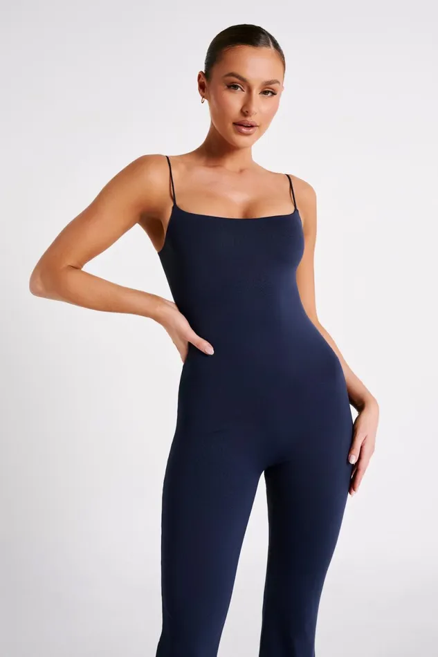 Meshki Jumpsuits and Rompers Adelaide Recycled Nylon Jumpsuit 8211 Navy Navy 8211 Women