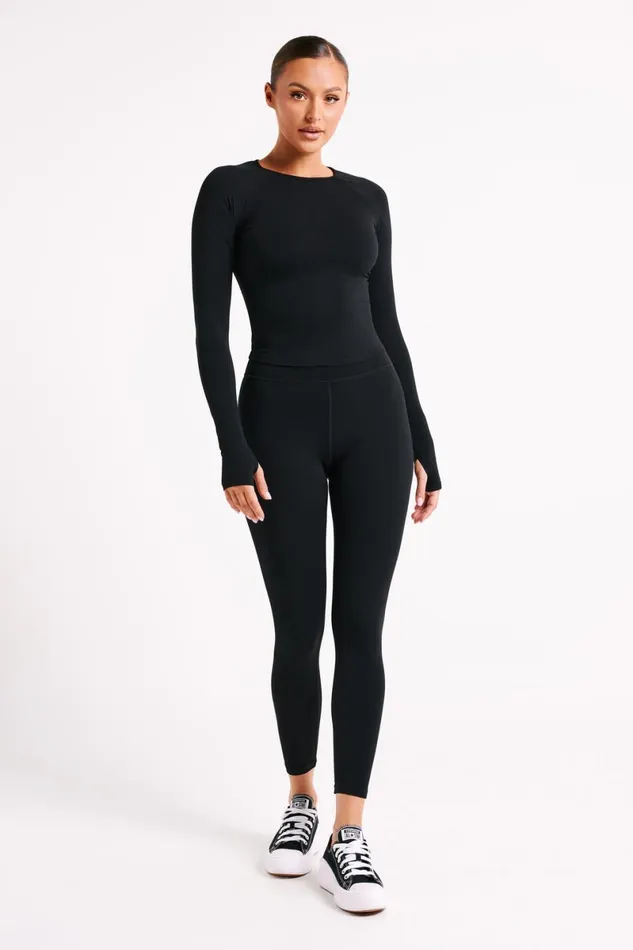 Meshki Long Sleeve Tops Venus Long Sleeve Top 8211 Black Black 8211 Women