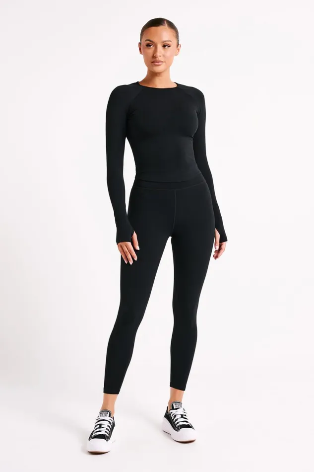 Meshki Long Sleeve Tops Venus Long Sleeve Top 8211 Black Black 8211 Women