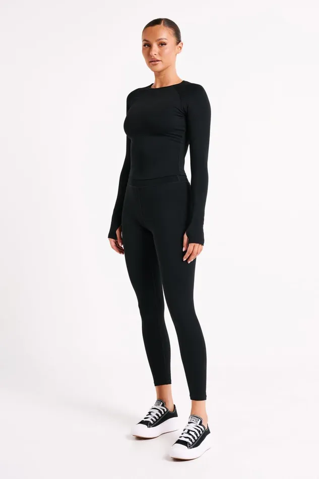 Meshki Long Sleeve Tops Venus Long Sleeve Top 8211 Black Black 8211 Women