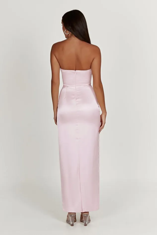 Meshki Maxi Dresses Alanis Strapless Maxi Dress 8211 Crystal Rose Crystalrose 8211 Women