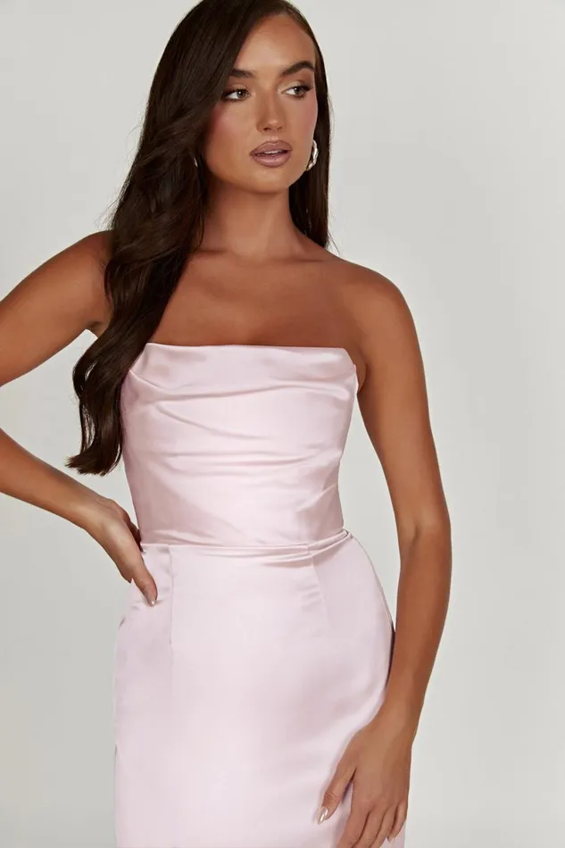 Meshki Maxi Dresses Alanis Strapless Maxi Dress 8211 Crystal Rose Crystalrose 8211 Women
