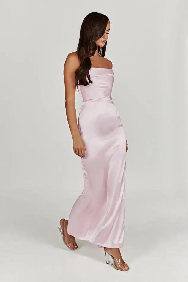 Meshki Maxi Dresses Alanis Strapless Maxi Dress 8211 Crystal Rose Crystalrose 8211 Women