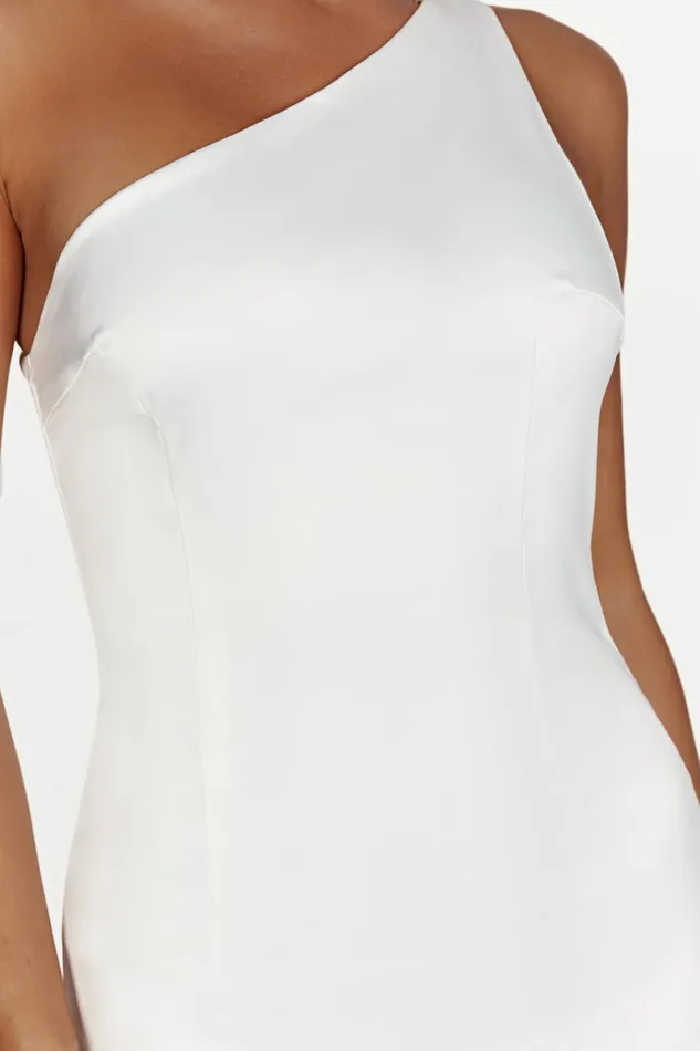 Meshki Maxi Dresses Harper One Shoulder Gown 8211 White White 8211 Women