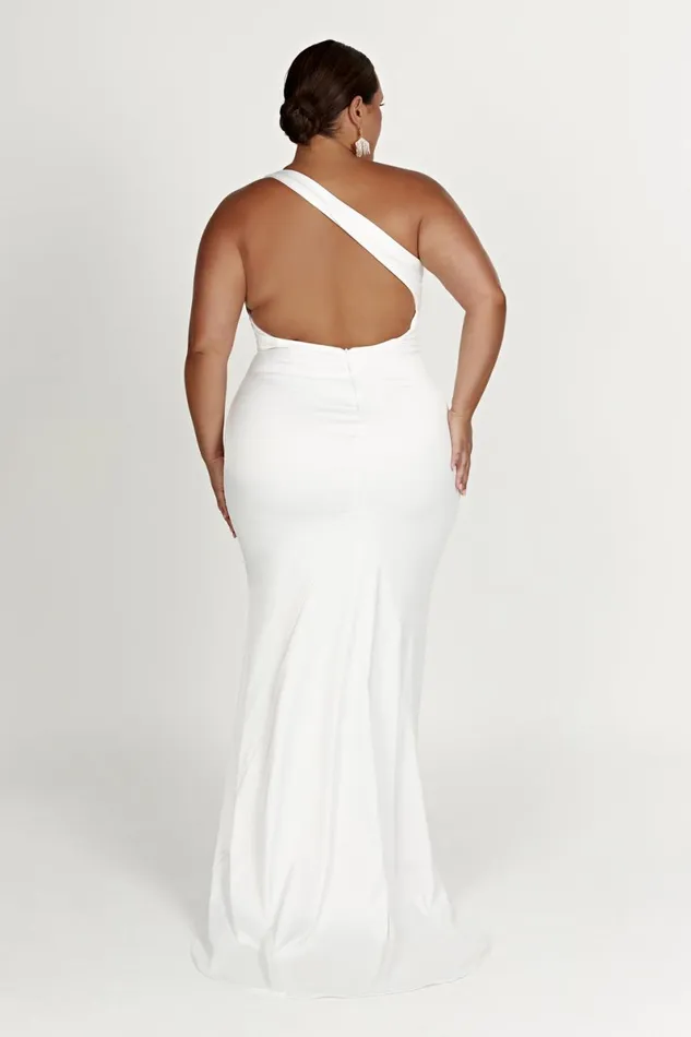 Meshki Maxi Dresses Harper One Shoulder Gown 8211 White White 8211 Women