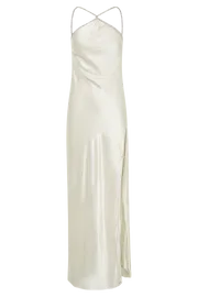 Meshki Maxi Dresses Louise Diamante Rope Maxi Dress 8211 Ivory Ivory 8211 Women