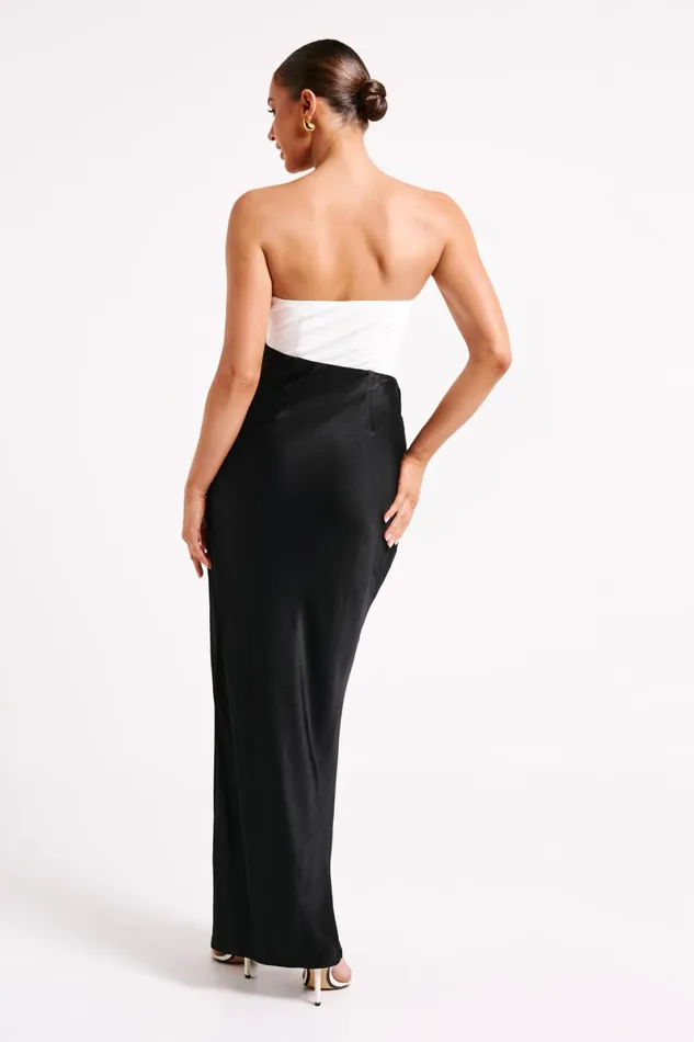 Meshki Maxi Dresses Miranda Contrast Maxi Dress 8211 BlackWhite Blackwhite 8211 Women