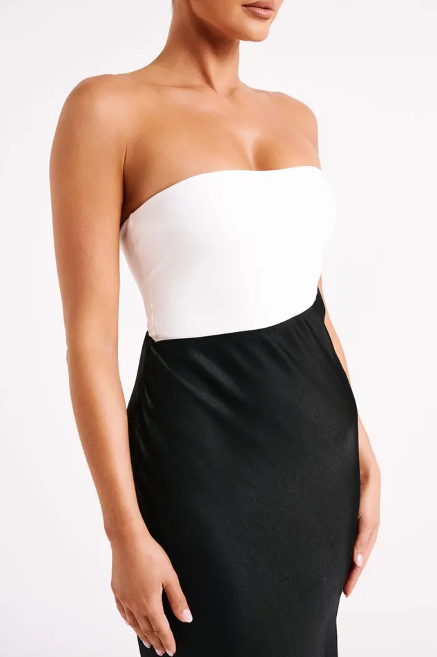 Meshki Maxi Dresses Miranda Contrast Maxi Dress 8211 BlackWhite Blackwhite 8211 Women