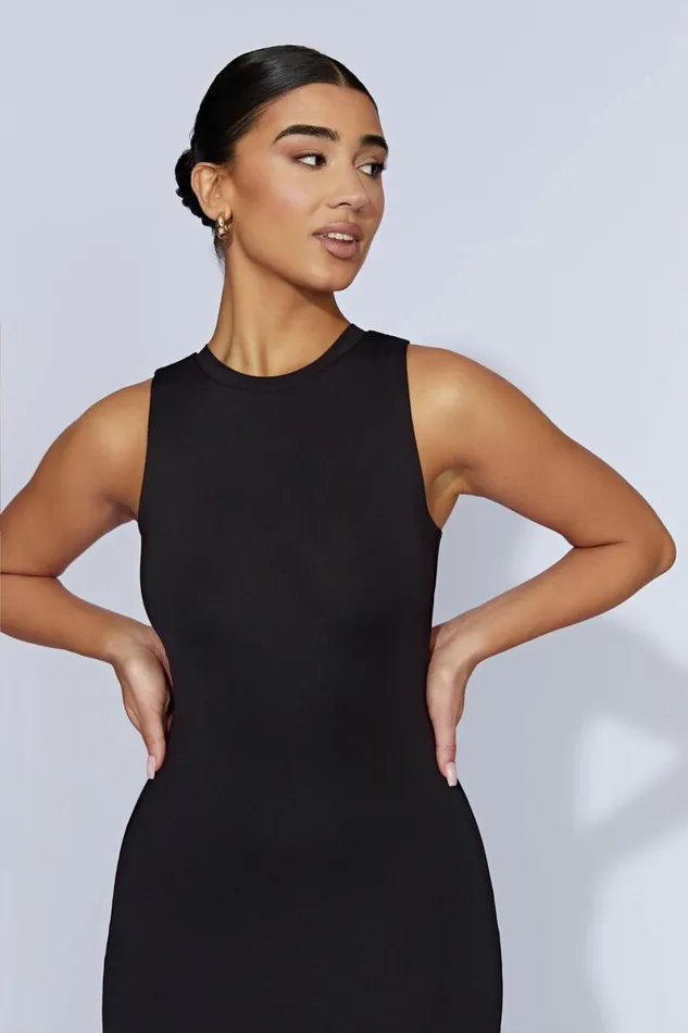 Meshki Midi Dresses Jill Sleeveless Tank Midi Dress 8211 Black Black 8211 Women