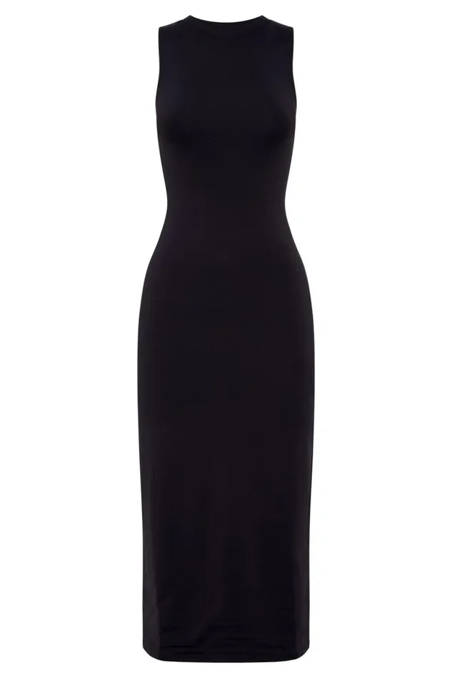 Meshki Midi Dresses Jill Sleeveless Tank Midi Dress 8211 Black Black 8211 Women