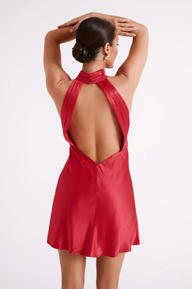 Meshki Mini Dresses Claire A Line Mini Dress 8211 Red Red 8211 Women