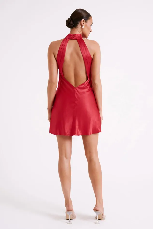 Meshki Mini Dresses Claire A Line Mini Dress 8211 Red Red 8211 Women