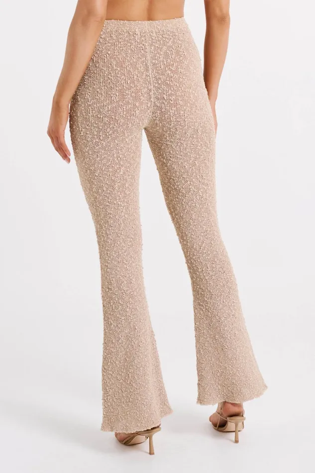 Meshki Pants Irma Flared Boucle Pants 8211 Wheat Wheat 8211 Women