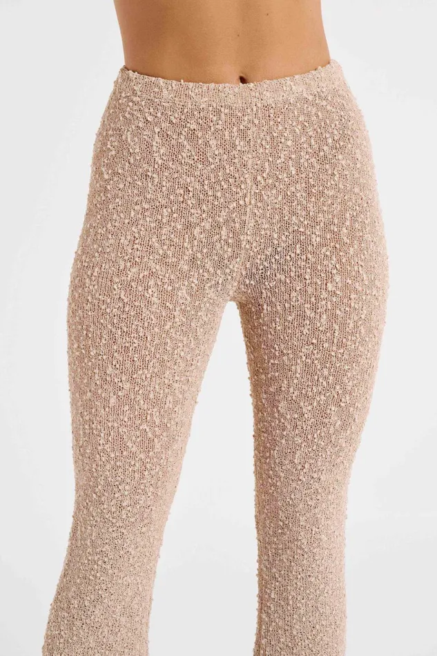 Meshki Pants Irma Flared Boucle Pants 8211 Wheat Wheat 8211 Women