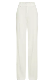 Meshki Pants Lisa High Waist Suiting Trousers 8211 Ivory Ivory 8211 Women