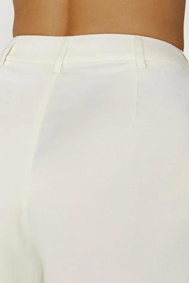 Meshki Pants Nour Satin Wide Leg Pant 8211 Ivory Ivory 8211 Women