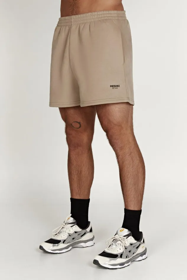 Meshki Shorts Jude Unisex Jogger Short 8211 Cement Cement 8211 Women