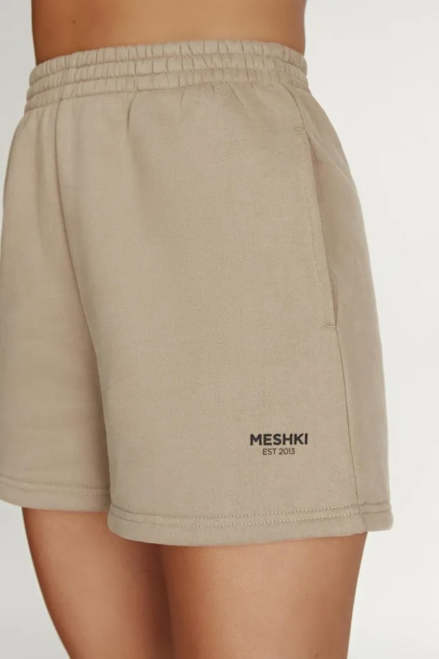 Meshki Shorts Jude Unisex Jogger Short 8211 Cement Cement 8211 Women