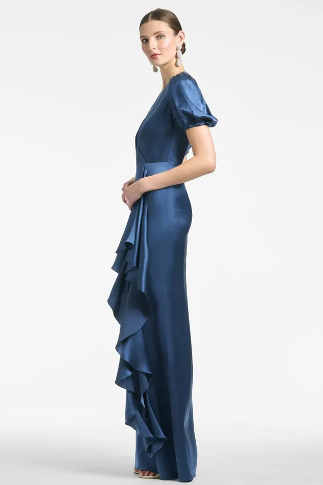 Mila Gown 8211 Indigo Women Sachin and Babi Evening