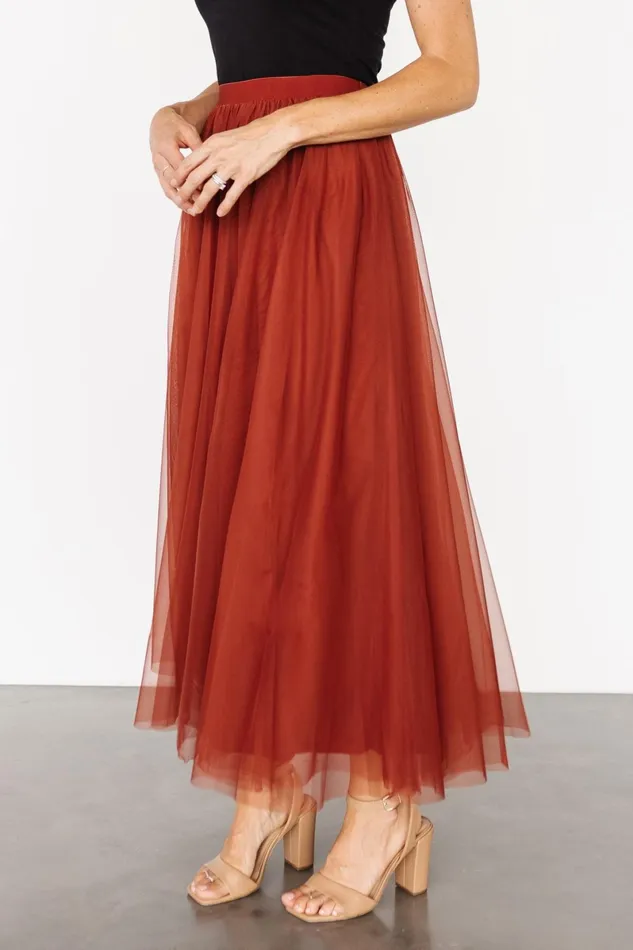 Mila Tulle Skirt Cinnamon Women Baltic Born Tulle Styles