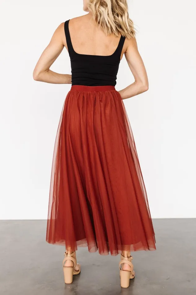 Mila Tulle Skirt Cinnamon Women Baltic Born Tulle Styles
