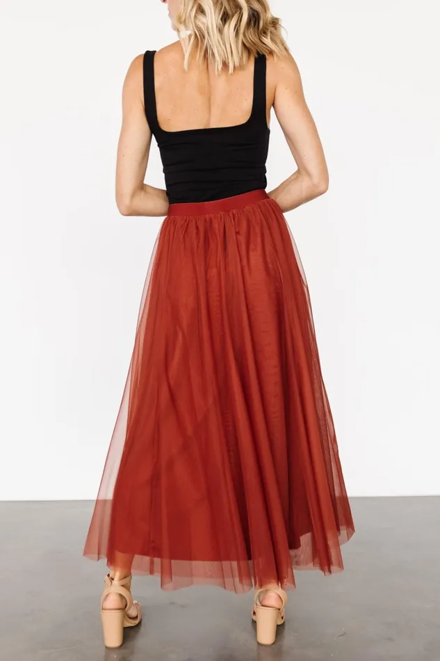 Mila Tulle Skirt Cinnamon Women Baltic Born Tulle Styles