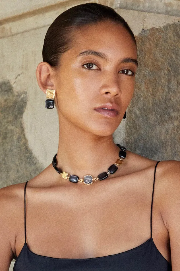 Minerva Earrings Gold Hypersthene Women Chan Luu Earrings