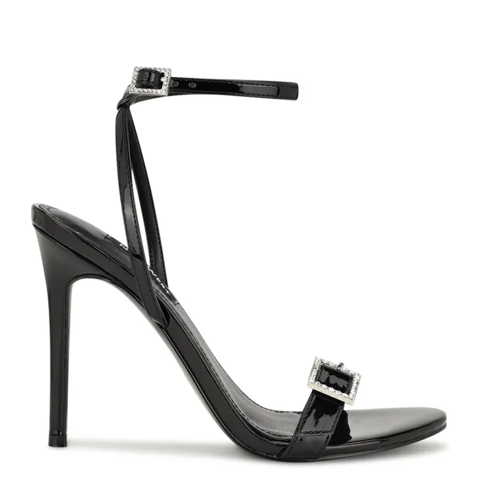 Moras Dress Sandals Black Women Nine West Heeled