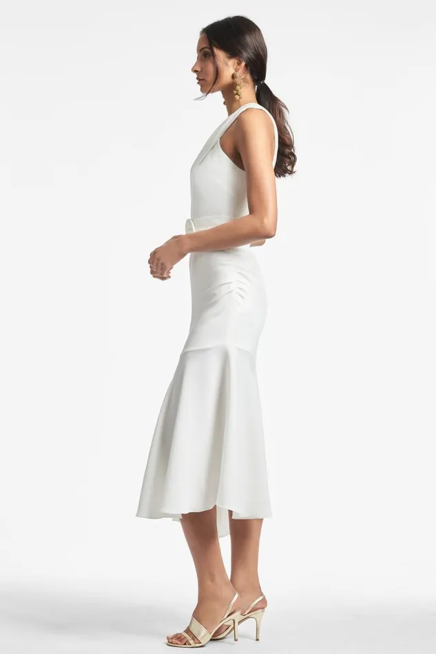 Naomi Dress 8211 Ivory Women Sachin and Babi Sleeveless