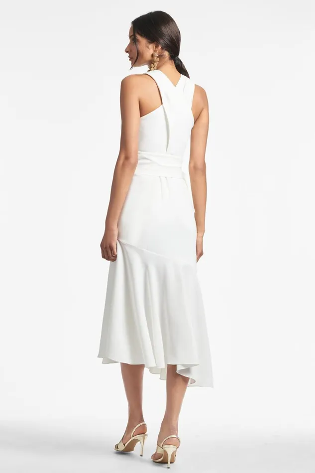 Naomi Dress 8211 Ivory Women Sachin and Babi Sleeveless
