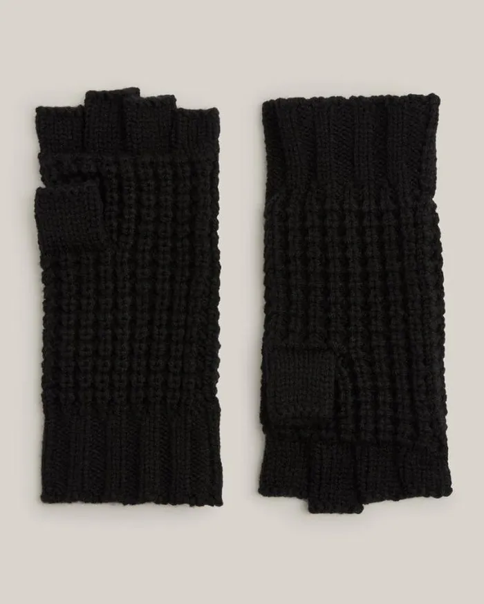 Nevada Fingerless Gloves Black Men AllSaints Accessories