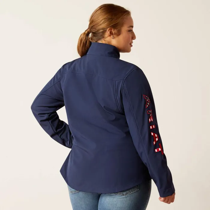New Team Softshell Jacket Navy Usa Women Ariat Jackets and Vests New Team Softshell Jacket Navy Usa Women Ariat Jackets and Vests