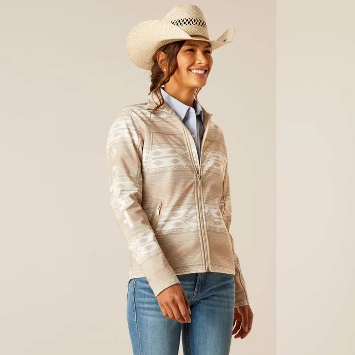 New Team Softshell Jacket Sahara Women Ariat Jackets and Vests