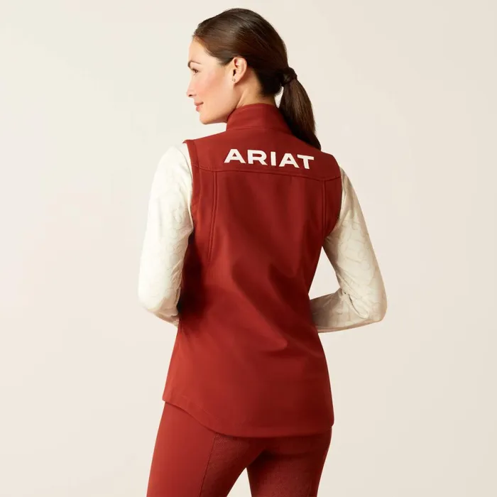 New Team Softshell Vest Fired Brick Women Ariat Jackets and Vests New Team Softshell Vest Fired Brick Women Ariat Jackets and Vests