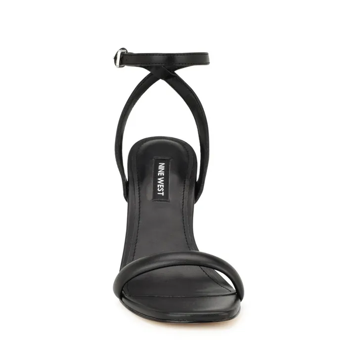 Nyra Ankle Strap Sandals Black Women Nine West Heeled Nyra Ankle Strap Sandals Black Women Nine West Heeled