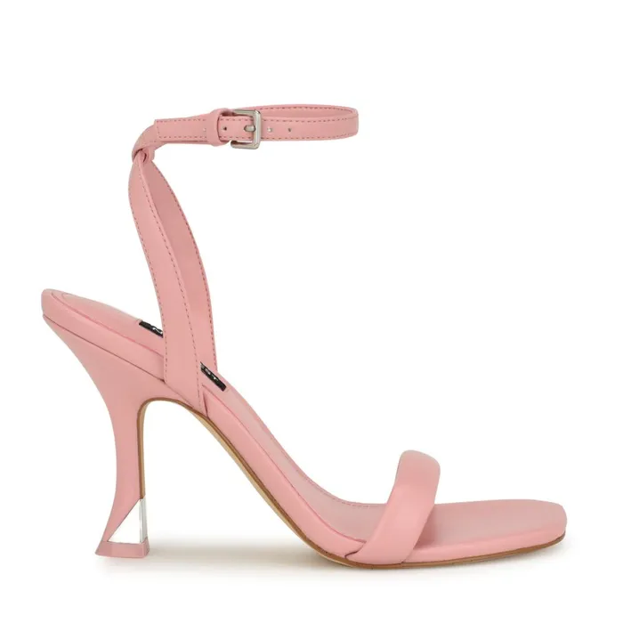 Nyra Ankle Strap Sandals Pink Women Nine West Dress