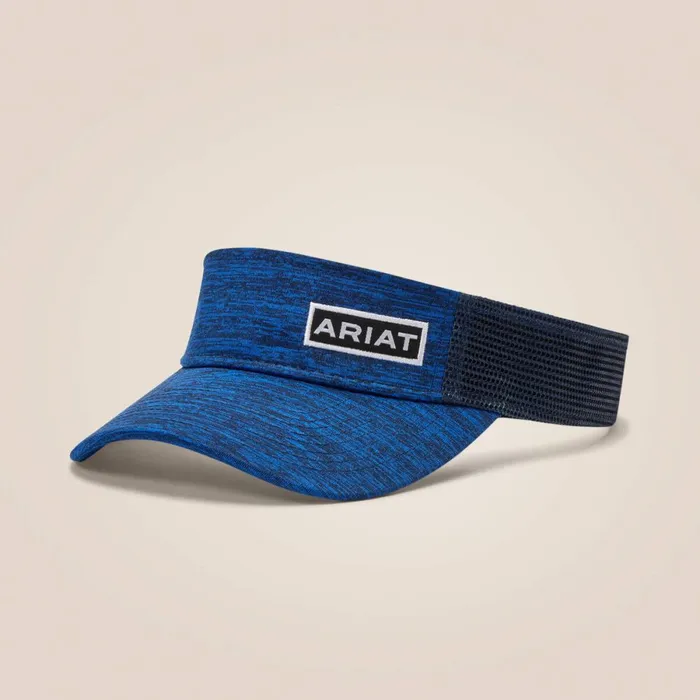 Offset Logo Visor Blue Men Ariat Hats and Caps