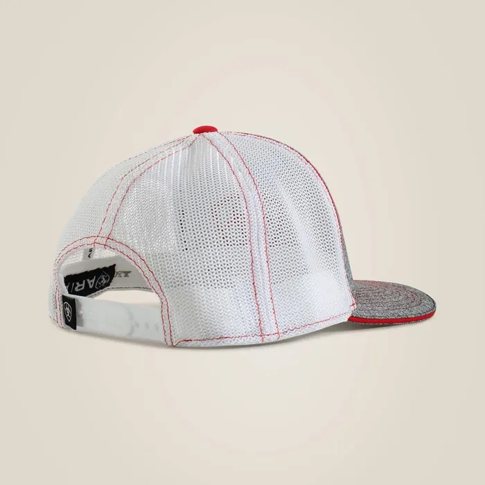Offset Shield Logo Cap Red Men Ariat Hats and Caps Offset Shield Logo Cap Red Men Ariat Hats and Caps