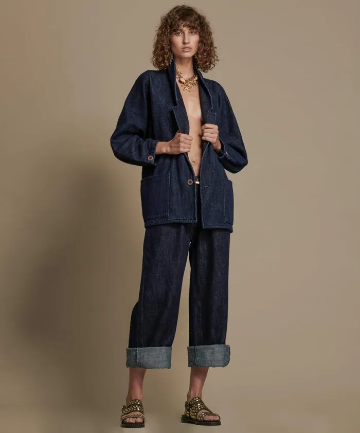 One Teaspoon Bags BLUE CRAFT SMITHS TROUSER JEAN 8211 Women