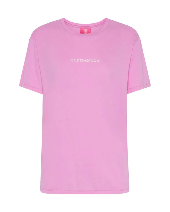 One Teaspoon Basic Tees CANDY LOGO ORGANIC CREW TEE 8211 Women