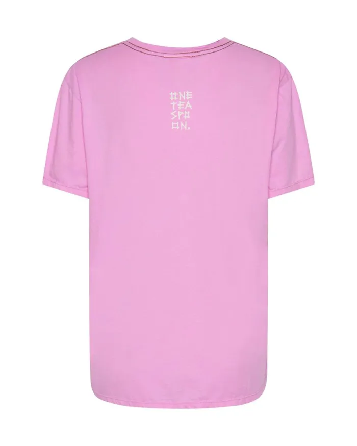 One Teaspoon Basic Tees CANDY LOGO ORGANIC CREW TEE 8211 Women