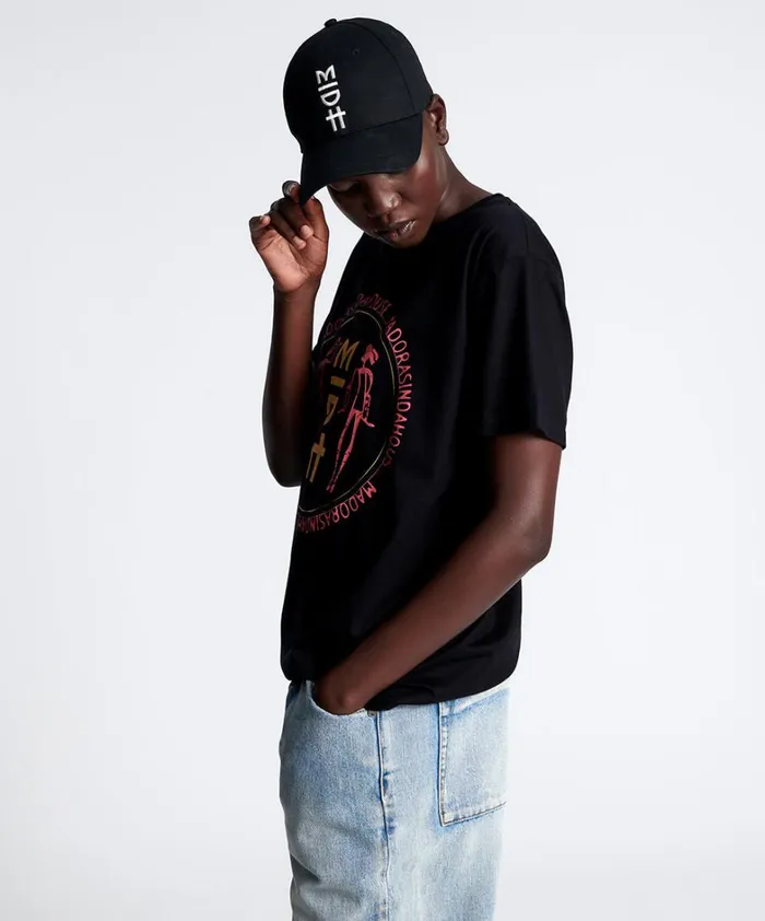One Teaspoon Basic Tees MIDH GOLD LYRICS ORGANIC UNISEX TEE 8211 Women One Teaspoon Basic Tees MIDH GOLD LYRICS ORGANIC UNISEX TEE 8211 Women
