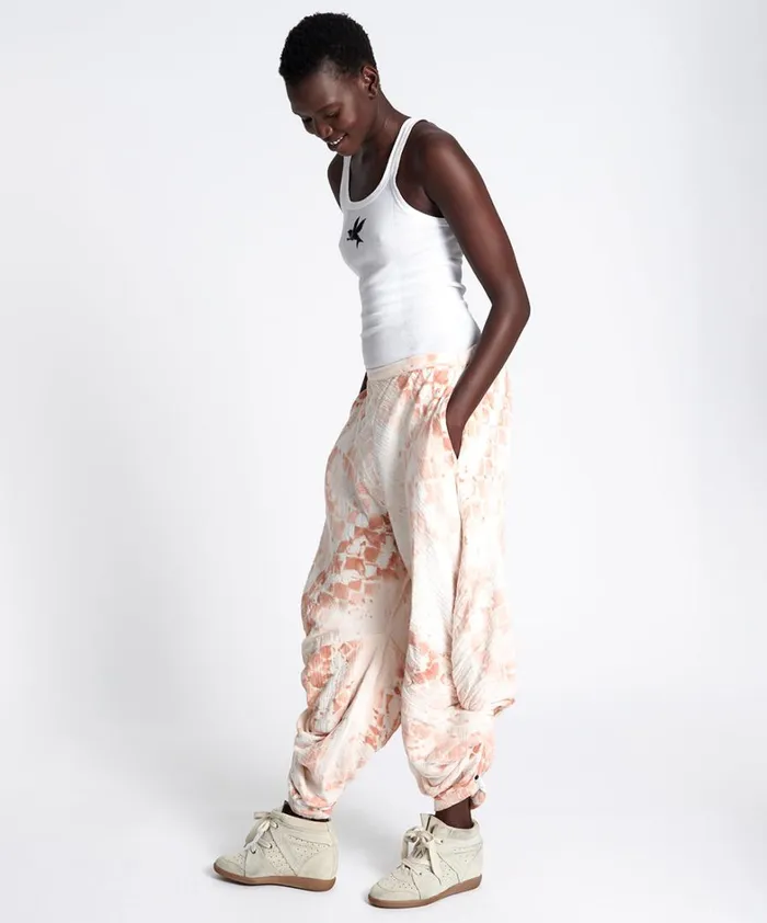 One Teaspoon Bottoms HAND PRINTED SOFT SNAKE GYPSY HAREM 8211 Women One Teaspoon Bottoms HAND PRINTED SOFT SNAKE GYPSY HAREM 8211 Women