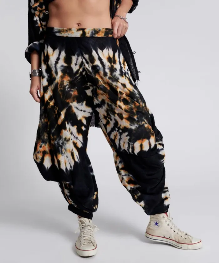 One Teaspoon Bottoms HAND PRINTED STORM FLOWER PANTS 8211 Women One Teaspoon Bottoms HAND PRINTED STORM FLOWER PANTS 8211 Women