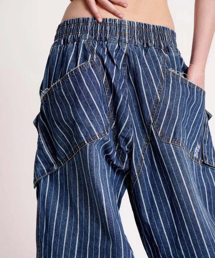 One Teaspoon Bottoms LE STRIPE PARACHUTE PANTS 8211 Women One Teaspoon Bottoms LE STRIPE PARACHUTE PANTS 8211 Women
