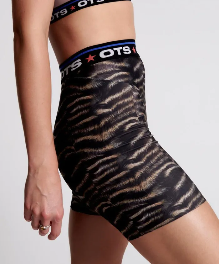 One Teaspoon Bottoms OTS DARK ANIMAL CYCLE SHORTS 8211 Women