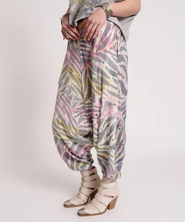 One Teaspoon Bottoms PALM ISLAND DRIFTER HAREM PANTS 8211 Women One Teaspoon Bottoms PALM ISLAND DRIFTER HAREM PANTS 8211 Women